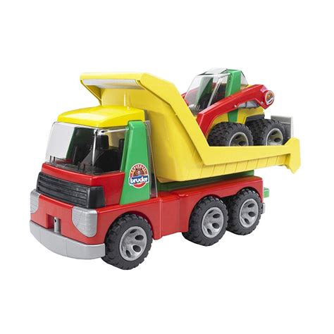 Bruder Toys Transporter with Skid Steer Loader